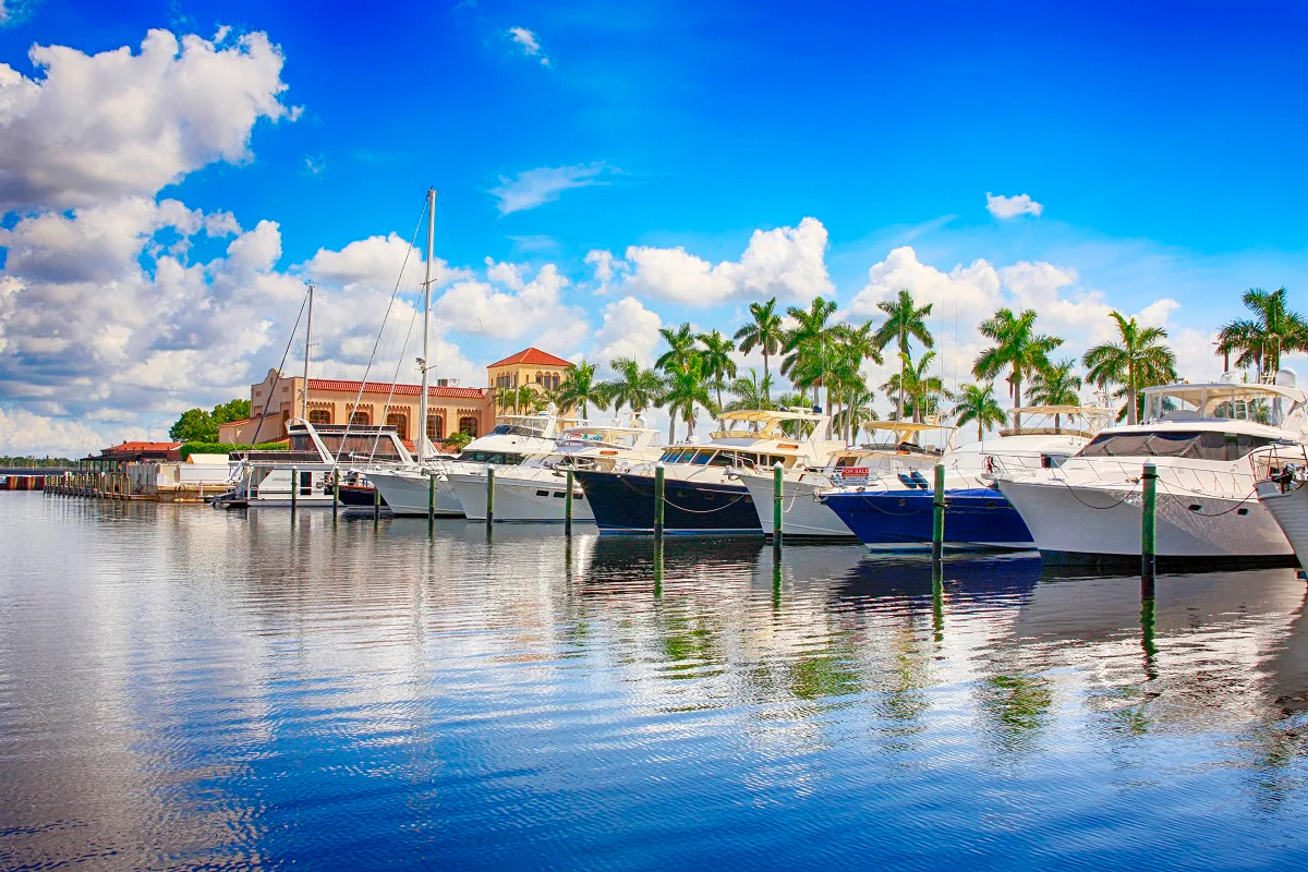 Marina on the Manatee River in Bradenton, FL